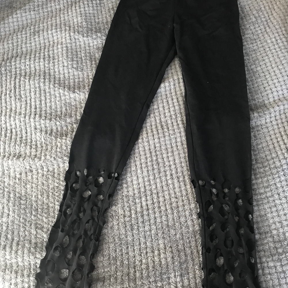 Agabhumi Black 'Holy Shins' Leggings NEW!
